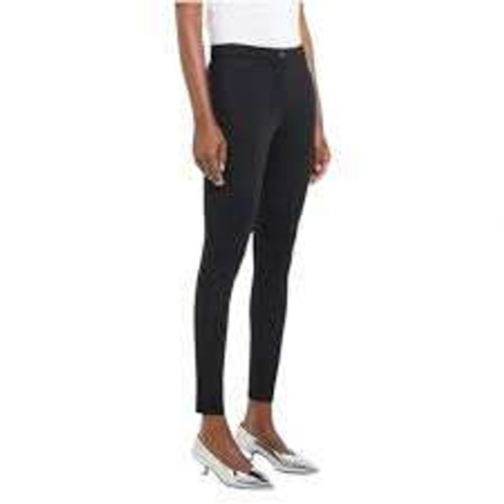 Theory Womens Black Compact Knit JSY Skinny Fit Pant‎ Trousers N1026203 Size 8
